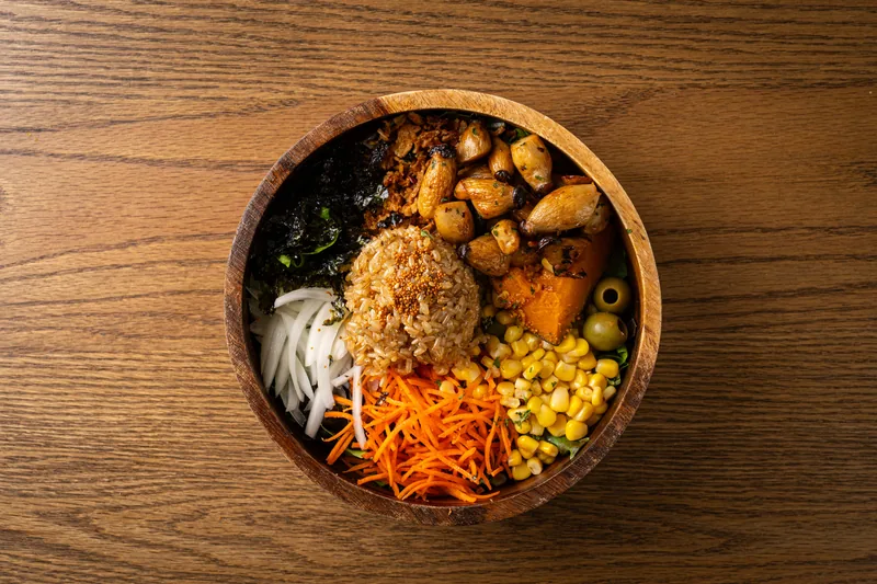 구운버섯 포케